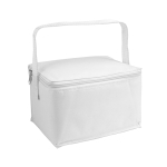 Sac isotherme publicitaire pour transporter 6 canettes Polar couleur blanc