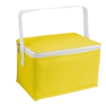 Sac isotherme publicitaire pour transporter 6 canettes Polar couleur jaune