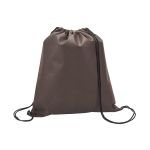 Sacs cordon personnalisés pas cher non-woven 80 gr/m2 Downtown couleur marron