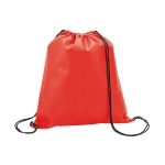 Sacs cordon personnalisés pas cher non-woven 80 gr/m2 Downtown couleur rouge