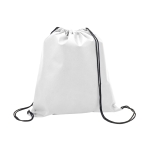 Sacs cordon personnalisés pas cher non-woven 80 gr/m2 Downtown couleur blanc