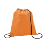 Sacs cordon personnalisés pas cher non-woven 80 gr/m2 Downtown couleur orange