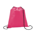 Sacs cordon personnalisés pas cher non-woven 80 gr/m2 Downtown couleur rose