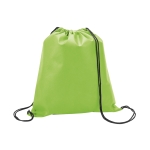 Sacs cordon personnalisés pas cher non-woven 80 gr/m2 Downtown couleur vert clair