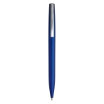 Stylo en plastique avec finition métallisée et Encre Noire Curveclip couleur bleu première vue