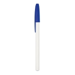 Stylos personnalisés de Carioca avec capuchon et Encre Bleue Corvina couleur bleu