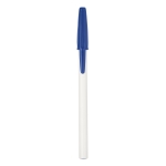 Stylos personnalisés de Carioca avec capuchon et Encre Bleue Corvina couleur bleu