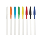 Stylos personnalisés de Carioca avec capuchon et Encre Bleue Corvina diverses couleurs