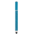 Stylo originaux en papier et plastique avec stylet à encre bleue Touch couleur bleu