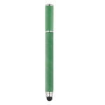 Stylo originaux en papier et plastique avec stylet à encre bleue Touch couleur vert