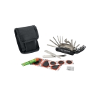 Ensemble d'outils pour vélo publicitaire Kit Reparador Bikecare couleur noir