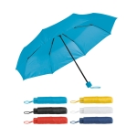 Parapluie pliant publicitaire avec poignée assortie Ø96 Cloudburst diverses couleurs