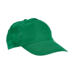 Casquette publicitaire en polyester avec velcro 160g/m² Basic Style couleur vert