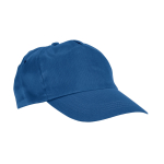 Casquette publicitaire en polyester avec velcro 160g/m² Basic Style couleur bleu roi