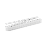 Mètre pliant de menuisier personnalisé de 2m Carpenter couleur blanc deuxième vue