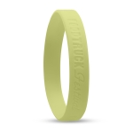 Bracelets pour événements en silicone qui brillent dans le noir Glow couleur vert lime vue principale