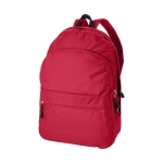 Sac à dos publicitaire de style enfantin de plusieurs couleurs Teens couleur rouge deuxième vue frontale