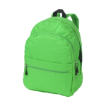 Sac à dos publicitaire de style enfantin de plusieurs couleurs Teens couleur vert clair