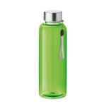 Gourde en plastique publicitaire recyclé antifuites 500 ml RPET couleur vert lime transparent