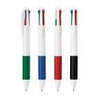 Stylos personnalisés avec encre antidérapante en 4 couleurs Quartet diverses couleurs