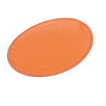 Frisbee pliable en polyester 190T fourni avec pochette couleur orange