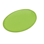 Frisbee pliable en polyester 190T fourni avec pochette couleur vert lime