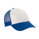 Casquette promotionnelle style camionneur avec quadrichromie MidTown couleur bleu