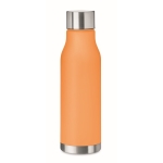 Gourde recyclée avec finition transparente 600ml Iceberg RPET couleur orange transparent