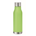 Gourde recyclée avec finition transparente 600ml Iceberg RPET couleur vert lime transparent