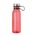 Grande gourde en matériaux recyclés en couleur 780 ml Norway RPET couleur rouge transparent