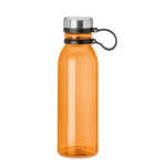 Grande gourde en matériaux recyclés en couleur 780 ml Norway RPET couleur orange transparent