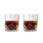 Set de 2 verres de whisky personnalisables dans un étui Deluxe couleur bois cinquième vue