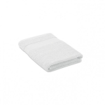 Serviettes absorbantes en coton biologique avec logo Cotton Medium couleur blanc