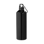 Gourdes en aluminium personnalisées grandes 770ml Cruiser XXL couleur noir deuxième vue frontale