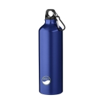 Gourdes en aluminium personnalisées grandes 770ml Cruiser XXL couleur bleu vue avec impression sérigraphique