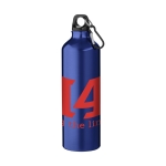 Gourdes en aluminium personnalisées grandes 770ml Cruiser XXL couleur bleu deuxième vue avec logo