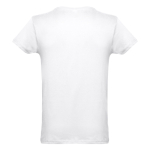 T-shirts publicitaires économiques en coton cardé 150 g/m² THC Luanda couleur blanc