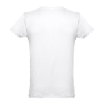 T-shirts publicitaires économiques en coton cardé 150 g/m² THC Luanda couleur blanc