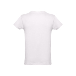 T-shirts publicitaires économiques en coton cardé 150 g/m² THC Luanda couleur rose clair  deuxième vue