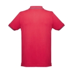 Polo personnalisé cintré avec logo en coton 210 g/m² THC Rome couleur rouge deuxième vue