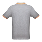 Polo personnalisé cintré avec logo en coton 210 g/m² THC Rome couleur gris