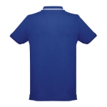 Polo personnalisé cintré avec logo en coton 210 g/m² THC Rome couleur bleu roi