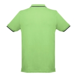 Polo personnalisé cintré avec logo en coton 210 g/m² THC Rome couleur vert clair