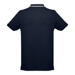 Polo personnalisé cintré avec logo en coton 210 g/m² THC Rome couleur bleu marine