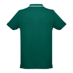 Polo personnalisé cintré avec logo en coton 210 g/m² THC Rome couleur vert foncé