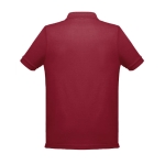 Polos avec logo en couleur en coton et polyester 200 g/m² THC Berlin couleur bordeaux deuxième vue