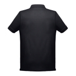 Polos avec logo en couleur en coton et polyester 200 g/m² THC Berlin couleur noir