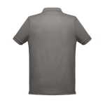 Polos avec logo en couleur en coton et polyester 200 g/m² THC Berlin couleur gris foncé deuxième vue