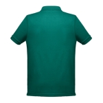 Polos avec logo en couleur en coton et polyester 200 g/m² THC Berlin couleur vert foncé