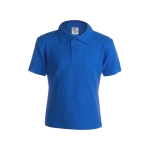 Polo promotionnel pour enfants 100% coton 180 g/m² Keya couleur bleu première vue